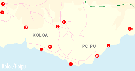 Koloa-Poipu Map
