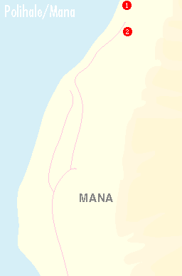 Polihale-Mana Map